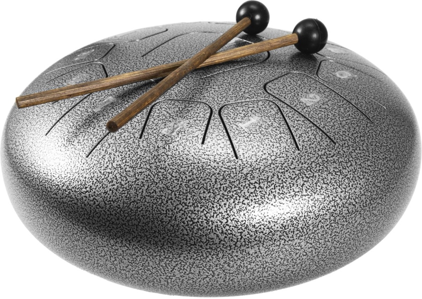 Dimavery TD-12 Steel Tongue Drum - Silver