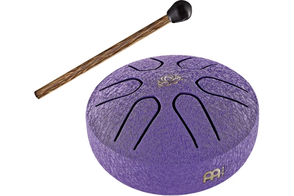 Meinl Sonic Energy Pocket Steel Tongue Drum Purple A Major 6 Notes 7.6 cm