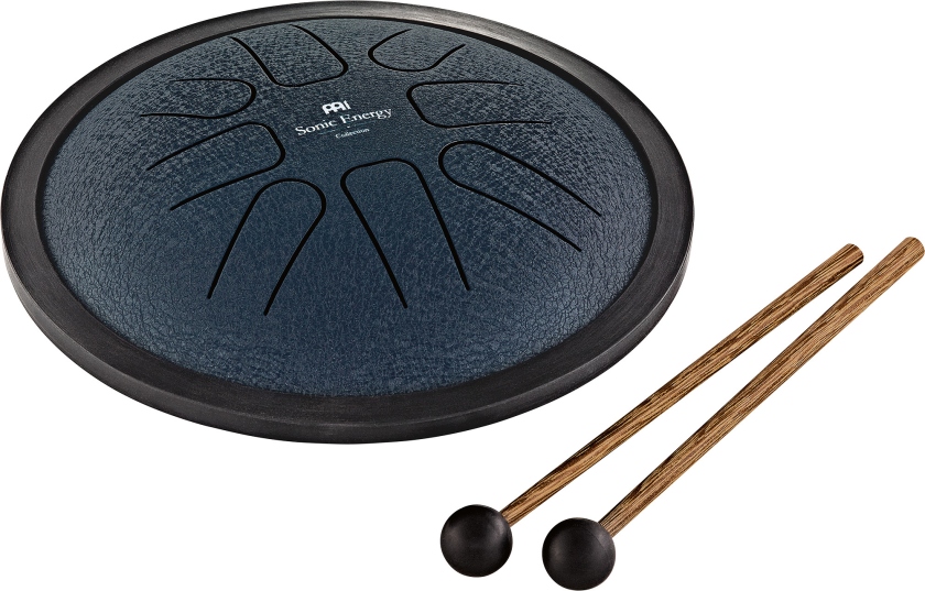 Meinl Small Steel Tongue Drum G Minor 7 Blue