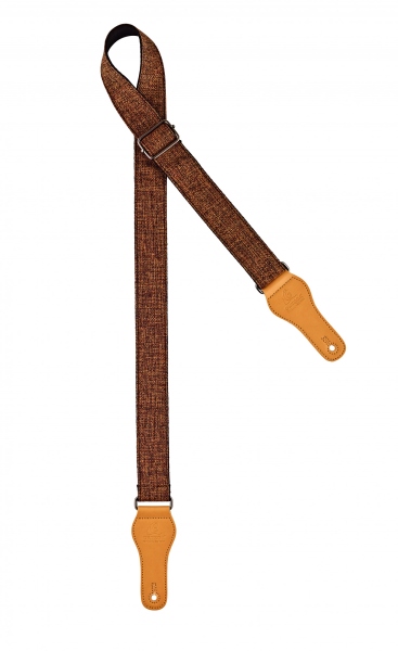 Ortega cotton ukulele strap - brown