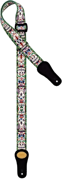 Ortega Nylon Ukulele Strap with Suede - 37mm ''Totem''