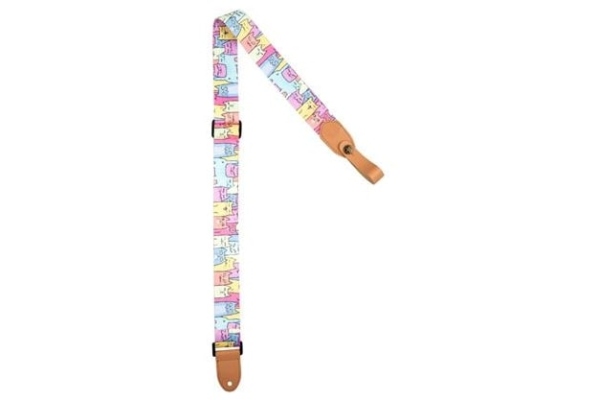Flight Polyester Ukulele Strap Kitty