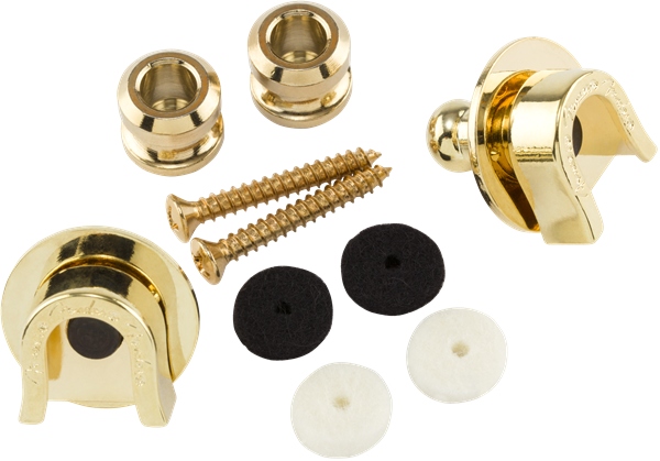 Fender Security Strap Locks Gold