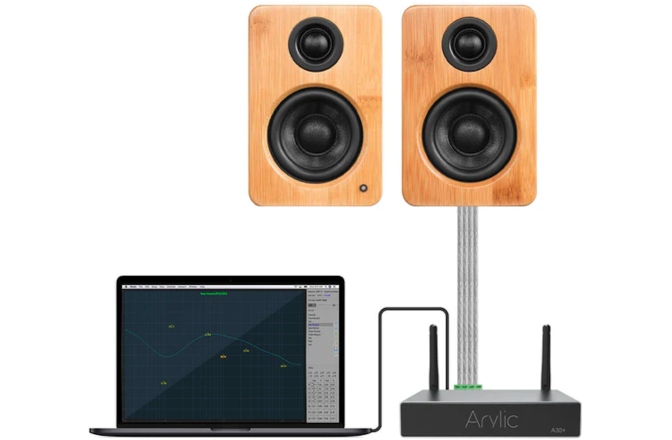 Streamer audio cu amplificare Rakoit Arylic A30+ Streamer LAN /Wi-Fi /Bluetooth 2x35W