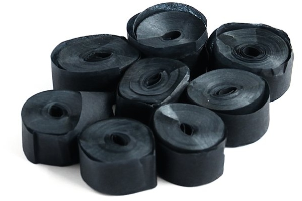 Slowfall Streamers 5mx0.85cm, black, 100x Slowfall Streamers 5mx0.85cm, black, 100x