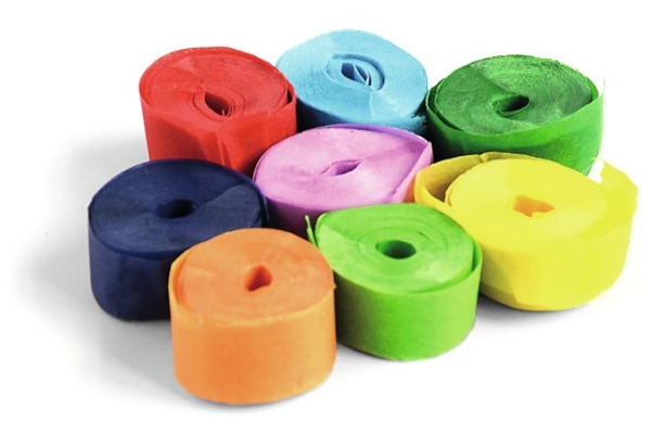 Slowfall Streamers 5mx0.85cm, multicolor, 100x Slowfall Streamers 5mx0.85cm, multicolor, 100x