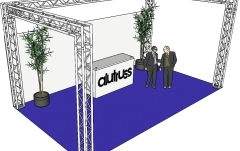 Structură metalică în formă de U Alutruss Truss set QUADLOCK 6082 U-Figure 7x4x3.5m (WxDxH)