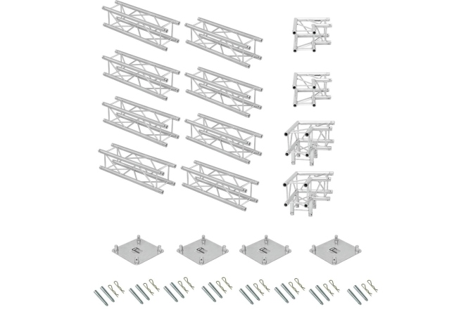 Structură metalică în formă de U Alutruss Truss set QUADLOCK 6082 U-Figure 7x4x3.5m (WxDxH)