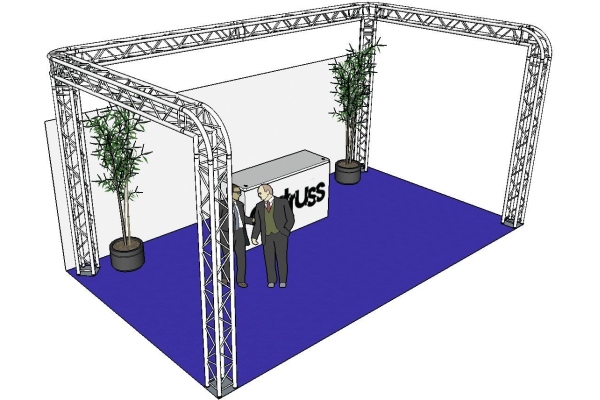 Truss set QUADLOCK 6082R U-Figure 7x4x3.5m (WxDxH)
