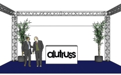 Structură metalică în formă de U Alutruss Truss set QUADLOCK 6082R U-Figure 7x4x3.5m (WxDxH)