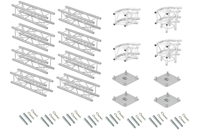Structură metalică în formă de U Alutruss Truss set QUADLOCK 6082R U-Figure 7x4x3.5m (WxDxH)