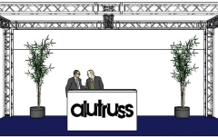 Structură metalică rectangulară Alutruss Truss set QUADLOCK 6082 rectangle 7.71x4x3.5m (WxDxH)