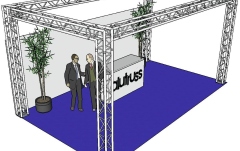 Structură metalică rectangulară Alutruss Truss set QUADLOCK 6082 rectangle 7x4x3.5m (WxDxH)