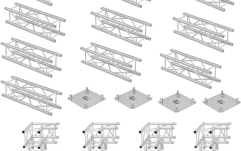 Structură metalică rectangulară Alutruss Truss set QUADLOCK 6082 rectangle 7x4x3.5m (WxDxH)