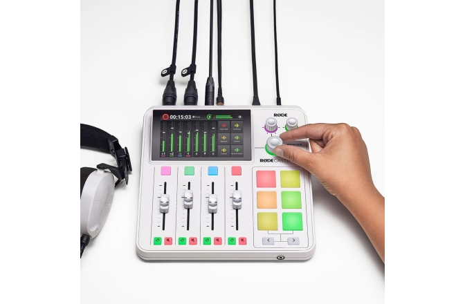 Studio de Producție Audio Rode Rodecaster DUO White