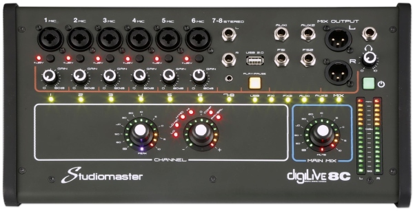 Studiomaster digilive 8c