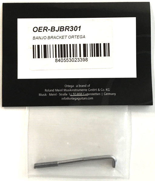 Ortega Banjo Bracket - chrome/flat