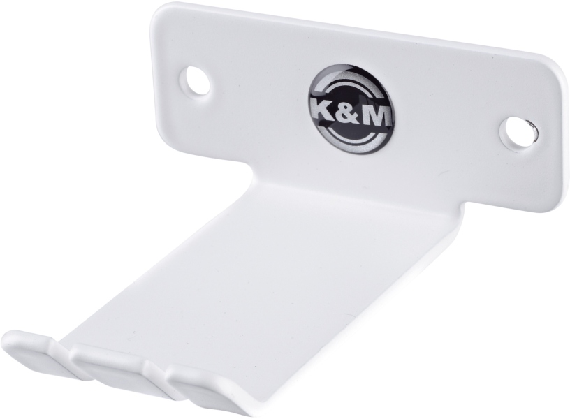 K&M 16311 headphone wall holder white