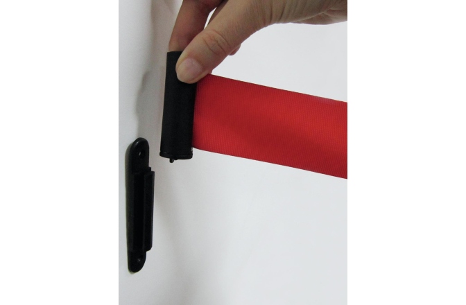 Suport de perete cu centură retractabilă GUIL PST-CB/P 3m red