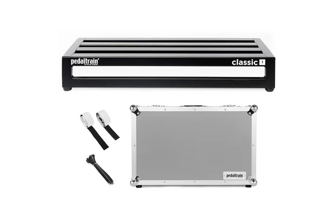 Suport pedale efect Pedaltrain PT-CL1-TC CLASSIC 1 Pedalboard with Tour Case
