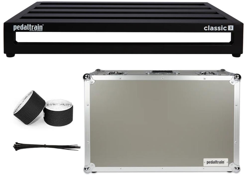 Pedaltrain PT-CL3-TC Classic 3 Pedalboard with Tour Case