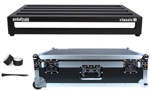 Pedaltrain PT-CL3-TCW Classic 3 Pedalboard with Hard case
