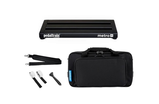 Suport pedale efect Pedaltrain PT-M16-SC METRO 16 Pedalboard with Soft Case