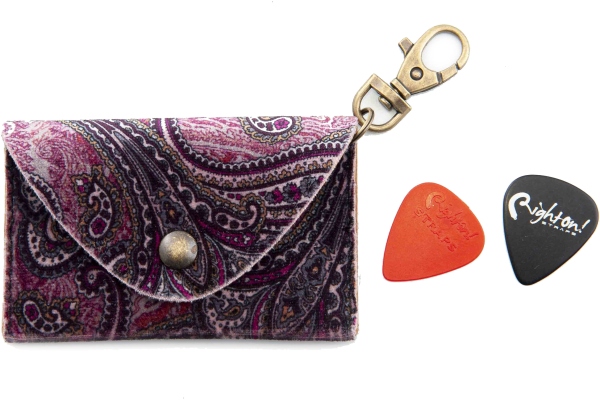 RightOn Pick Pouch Paisley Burgundy