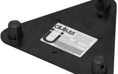 Suport truss în 3 puncte Alutruss DECOLOCK DQ3-WPM Wall Mounting Plate MALE black