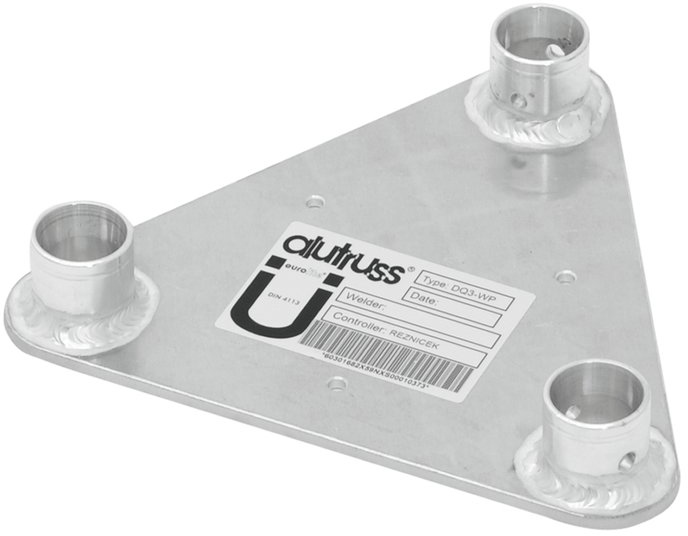 Alutruss DECOLOCK DQ3S-WP Wall Mounting Plate bl