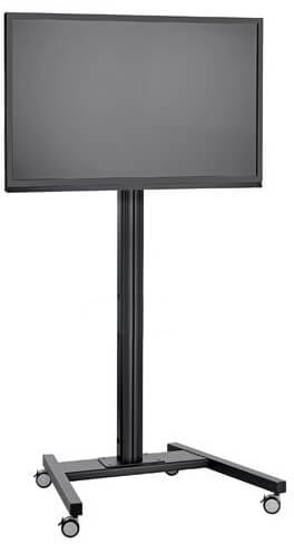 Vogels Stand TV podea mobil Vogels T1544 / T1844 / T2044 NEGRU, TV max 200cm diagonala si max 80 kg
