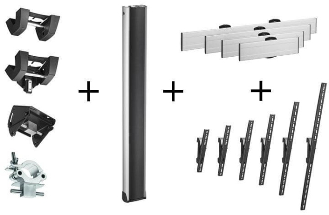 Suport TV tavan Vogels PUC4 32''-80'' ( 81cm-200cm ) max.80 kg