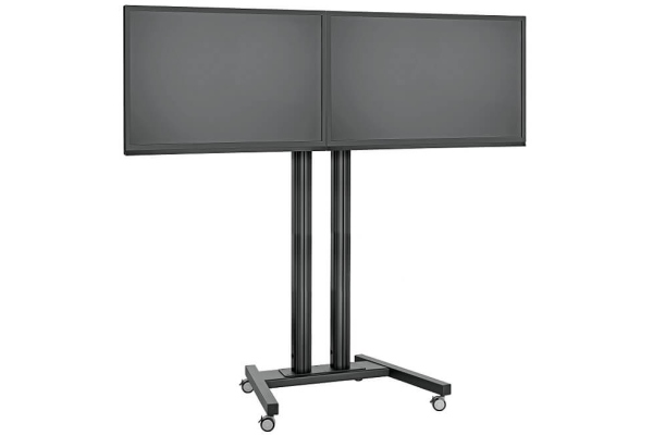 Stand TV mobil Vogels pentru podea SidebySide (Negru sau Gri) Stand TV mobil Vogels pentru podea SidebySide (Negru sau Gri)