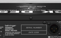 Supresor de feedback Behringer FBQ1000