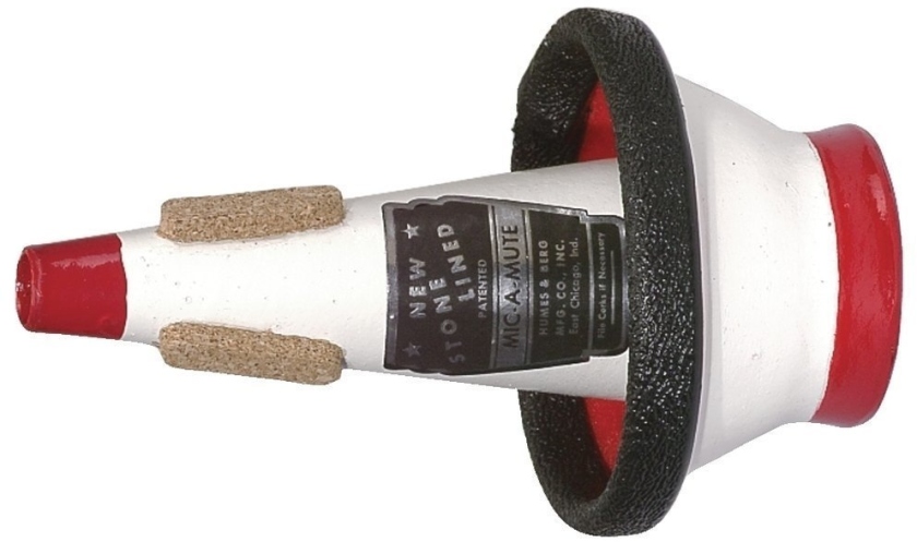 Humes & Berg Surdina New Stone Lined Mic-A-Mute 104 Trompeta