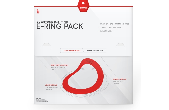 Surdine tobe Evans E-Ring Pack Rock