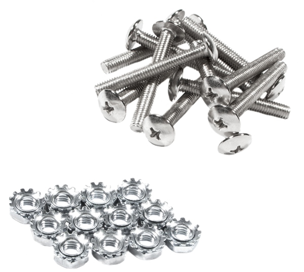 Fender Pure Vintage Chassis Mounting Screws/Nuts Tweed Era Amps Dozen