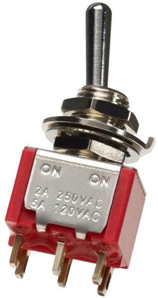 DiMarzio EP1106 DPDT Mini Switch - 2 Position