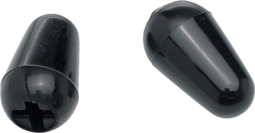 Fender Stratocaster Switch Tips Black (2)