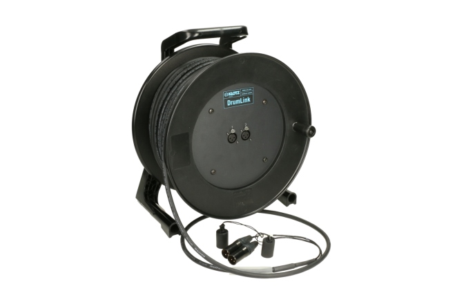Tambur cablu digital Klotz MiniCore 2/0 - 2x XLR 3p F/M2-channel - digital multicore drum - single ground - 100 m - GT380