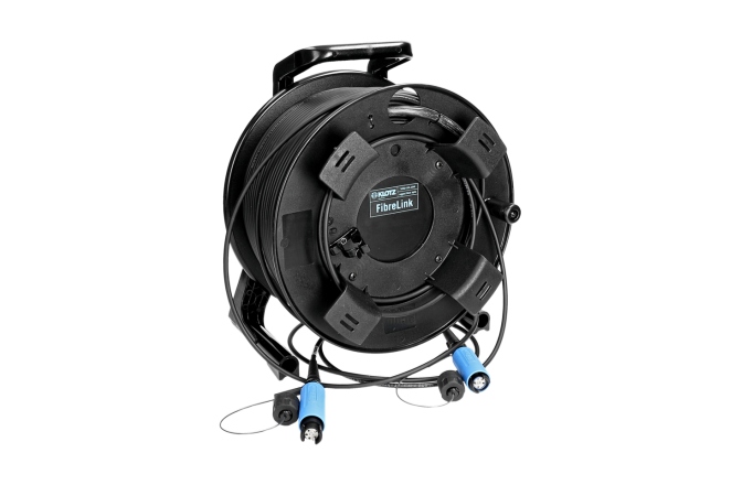 Tambur cablu fibră optică Klotz SmartBeam DUO cable drumFiberLink - single-mode OS2 - 300 m - GT450