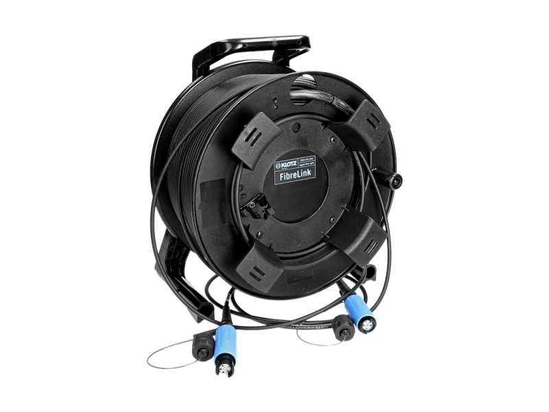 Klotz SmartBeam DUO cable drumFiberLink - single-mode OS2 - 600 m - HT481