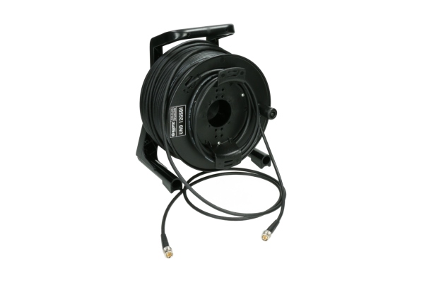 high flexible UHD cable 0.8/3.7 DZ for with Damar & Hagen BNCPro connectorson cable drum - UHD 12G - 35 m