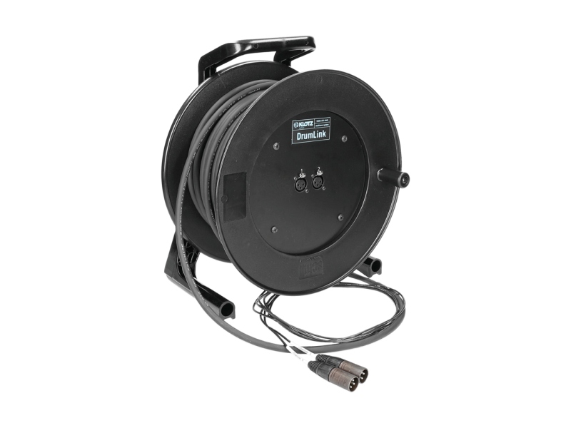 Klotz MiniCore 2/0 - 2x XLR 3p F/M2-channel - analog multicore drum - single ground - 30 m