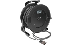 Tambur cablu XLR compact Klotz MiniCore 2/0 - 2x XLR 3p F/M2-channel - analog multicore drum - single ground - 40 m