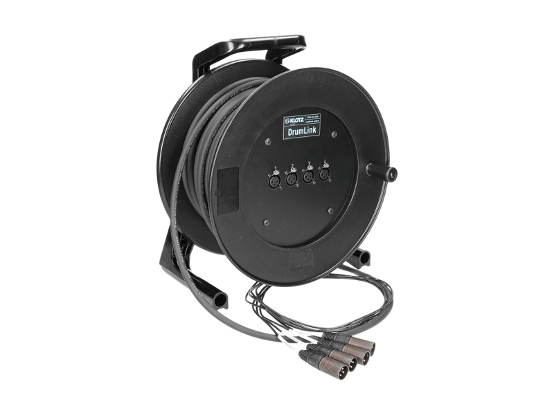 Klotz MiniCore 4/0 - 4x XLR 3p F/M4-channel - analog multicore drum - single ground