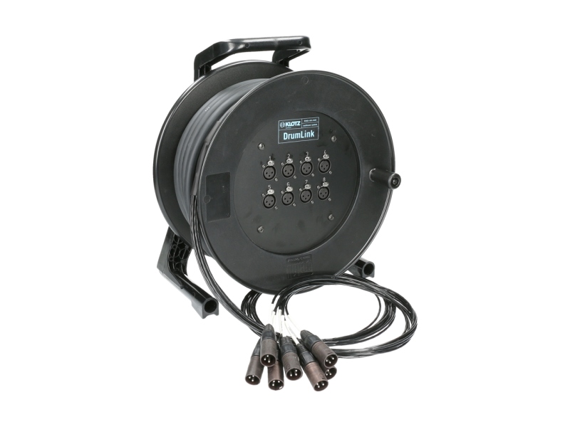 Klotz MiniCore 8/0 - 8x XLR 3p F/M8-channel - analog multicore drum - single ground