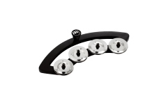 Tamburele pentru tobe Meinl Backbeat Tambourine 10" - 12" - black