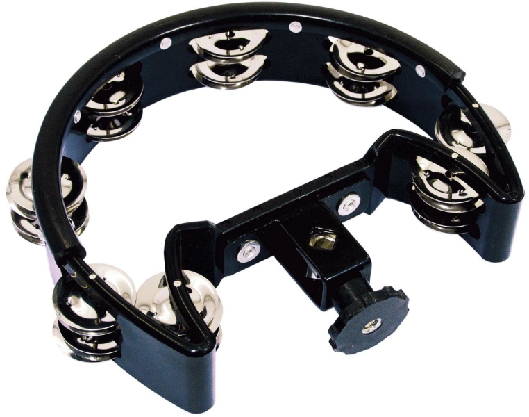 Dimavery Cutaway Tambourine with mounting