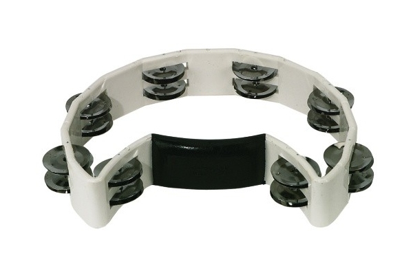 Jingle Wreath Half Moon - White